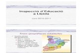 Inspecció d'Educació a Lleida 2010