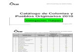 Catálogo de Colonias y Pueblos Originarios de Tlalpan (IEDF 2010)