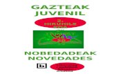 Novedades juveniles / Gazte nobedadeak (2º trimestre 2015)