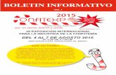 CONFITEXPO 2015 BOLETIN 1