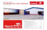 PSOE Fuentes de Ebro Boletín informativo marzo/abril