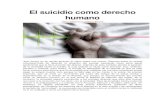 El suicidio como derecho humano