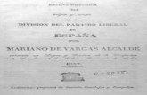 1837 Reseña histórica del origen y causas de la división del partido liberal, por M. Vargas Alcalde