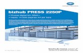 Bizhub press 2250p datasheet print