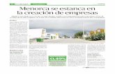 Menorca se estanca en la creación de empresas