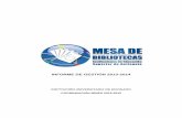 Informe de gestión MBIES 2013 - 2014