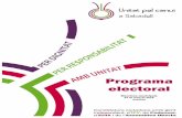 Programa electoral d'unitat pel canvi a sabadell
