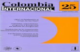 Colombia Internacional No. 25