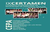 Revista IX Certamen Literario Intercentros de Educación de Personas Adultas 2015
