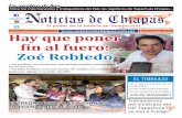 Periódico Noticias de Chiapas, Edición virtual; 03 DE JUNIO DE 2015