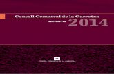 Memòria 2014 Consell Comarcal de la Garrotxa