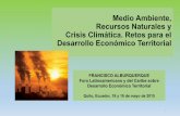 Medio ambiente, recursos naturales y crisis climática. Retos para el Desarrollo Económico Territoria
