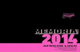 Memoria Africor Lugo 2014