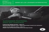 ALEXANDER PASTRANA, piano jazz (Colombia)