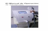 El manual de operación cml 305 ipl elight