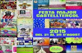 Programa Festa Major 2015 Castellterçol