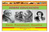 Libro no 361 sobre educación kant, pestalozzi, goethe colección emancipación obrera diciembre 22 de