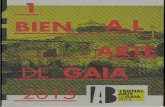 Catálogo da I Bienal de Arte de Gaia 2015