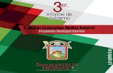3er. Informe de Gobierno San Martín de Hidalgo Jalisco