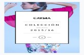 Catálogo CAYMA AW15