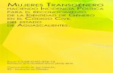Libreto mujeres transgenero. iNTRODUCCION