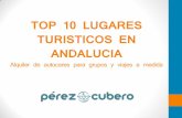 Top 10 lugares turisticos en Andalucia. Alquiler de autocares para gupos y viajes a medida