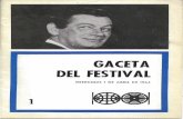 7º Festival - Gaceta Día 1 - 1º de abril de 1964