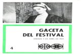 7º Festival - Gaceta Día 4 - 4 de abril de 1964