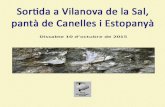 Sortida del GMC a Vilanova de la Sal, pantà de Canelles i Estopanyà.