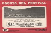11º Festival - Gaceta Día 12 - 15 de marzo de 1970