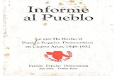 Informe al Pueblo: PPD 1952