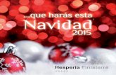 Navidad 2015 en el Hesperia Finisterre