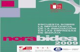 Norabidea 2009: Encuesta sobre la importancia de la innovación en las empresas de Bizkaia