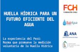 Seminario de Huella Hídrica Empresarial y Territorial: Perú