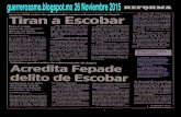 Tiran a Escobar