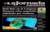 La Jornada Zacatecas, martes 1 de diciembre del 2015