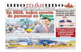 24 de Diciembre 2015, En 2016, habrá recorte de personal en Pemex