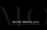 MONE Media LLC Perfil de la Agencia y Menú de Servicios 2016
