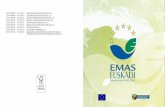 Organizaciones EMAS en la Comunidad Autónoma del País Vasco (Enero 2016)
