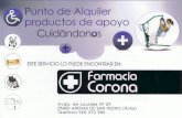 Alquiler Productos Apoyo - Farmacia Corona - Arenas