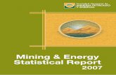 Reporte Estadístico Mineroenergético 1er Semestre 2007/Inglés - Fecha de publicación: Marzo 2008