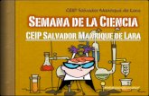 Semana de la Ciencia - CEIP Salvador Manrique de Lara