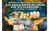 La dolarizacion en Ecuador ensayo y crisis.