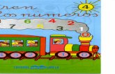 El tren de los números 4 infantil