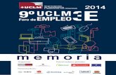 Memoria 9º foro de empleo UCLM3E / año 2014