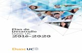 Plan de desarrollo Duoc UC 2016 - 2020