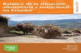 Balance de la situación alimentaria y nutricional en Ecuador. Informe 2015