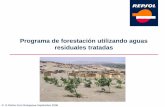 PDS 2008 - Refinería La Pampilla S.A. - Programa de Forestación utilizando Aguas Residuales Tratadas