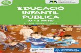 Educació infantil pública, de 0 a 3 anys. Curs 2016 - 2017, el Prat de Llobregat