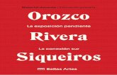 Orozco, Rivera, Siqueiros. La exposición pendiente y La conexión sur - Material Docente Primaria
